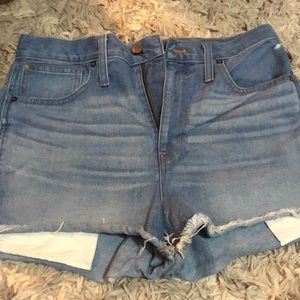 Madewell jean shorts